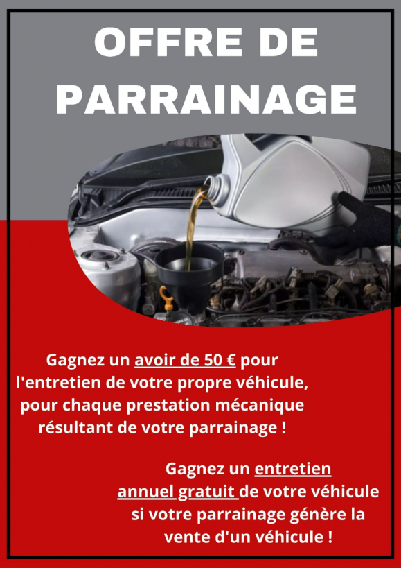 parrainage garage